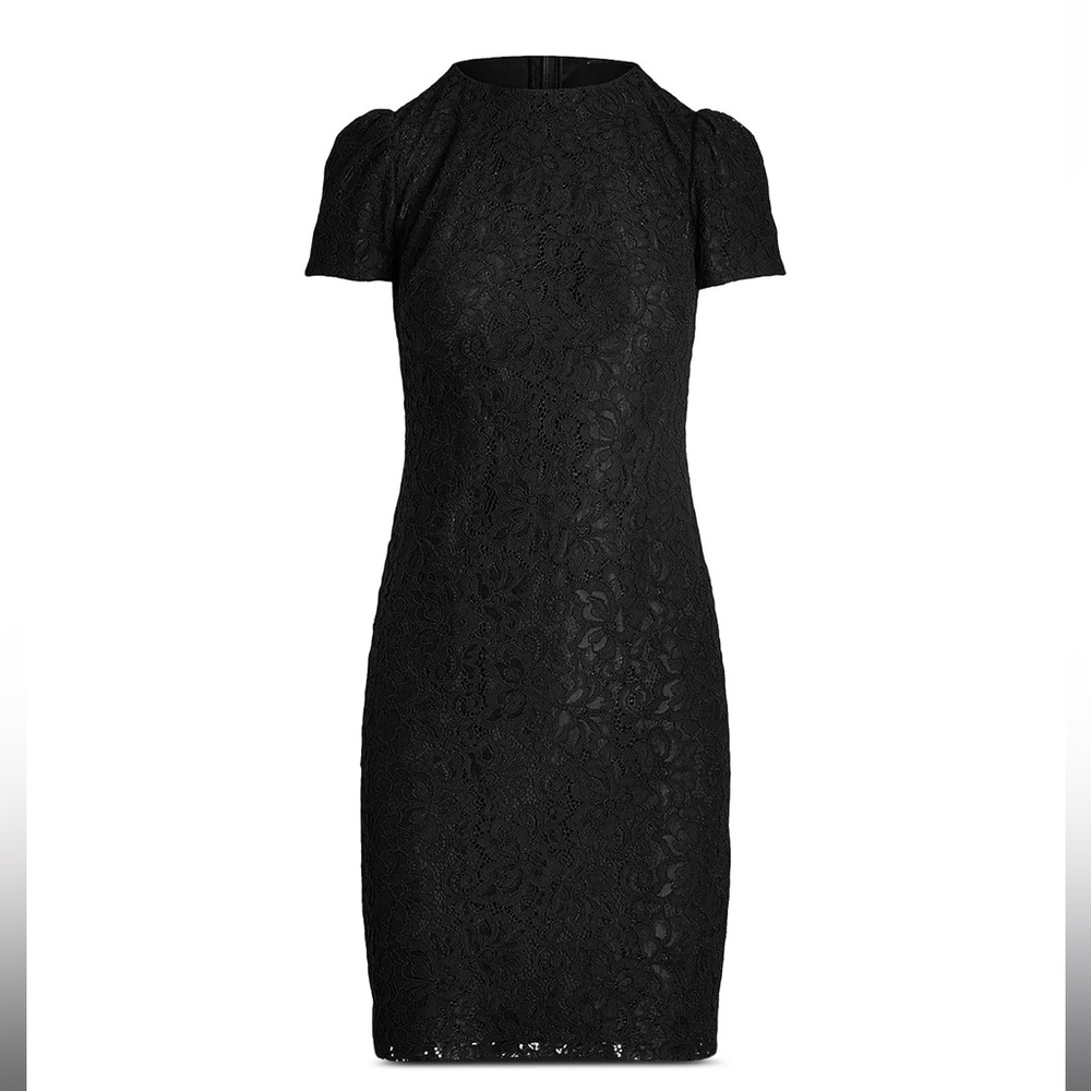 Lauren Ralph Lauren Corded Lace Cocktail Dress - Picture 5 of 9